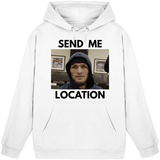 Send Me Location Meme - Hoodie