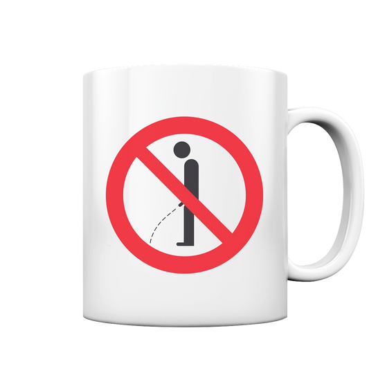 Nicht reinpinkeln! - Tasse